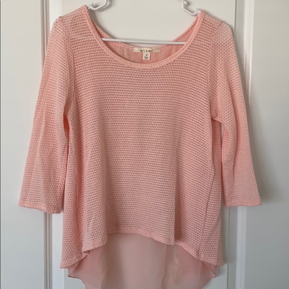miami Tops - Pink Blouse